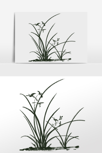 兰花插画图片大全下载-包图网