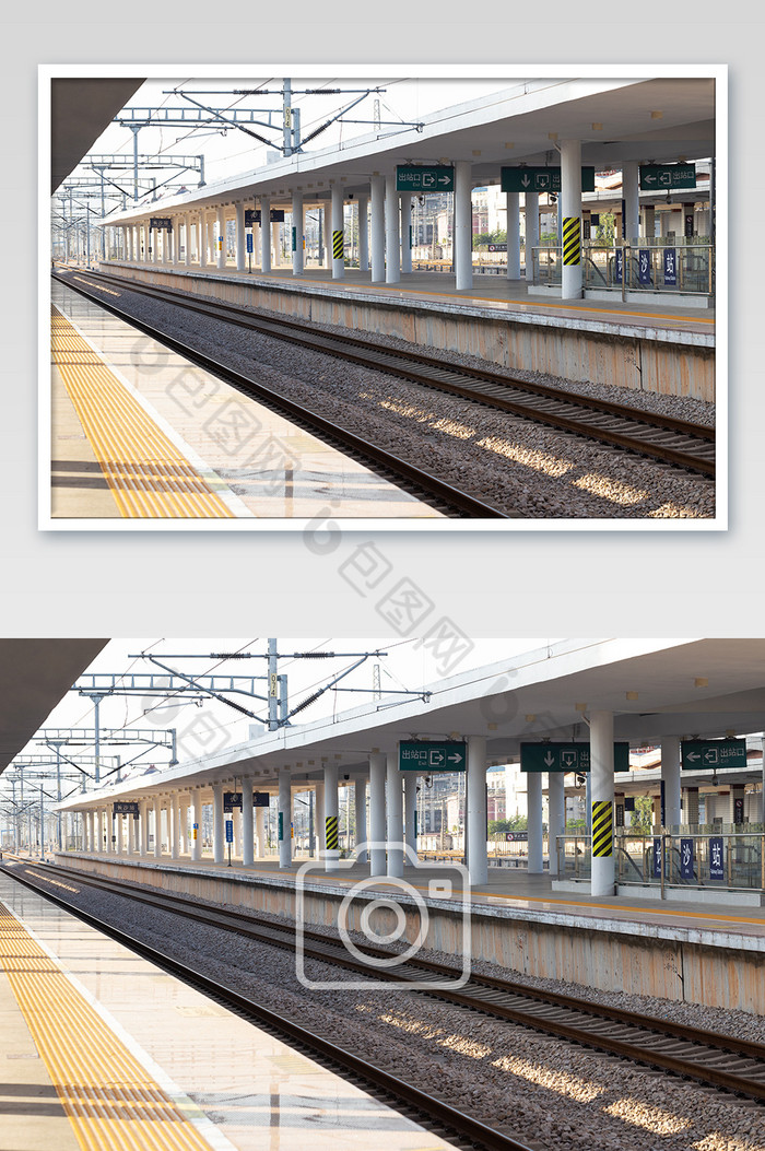 铁路站台轨道火车站图片图片