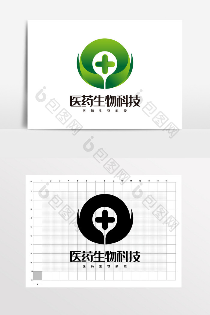 医药生物科技 LOGO标志VI