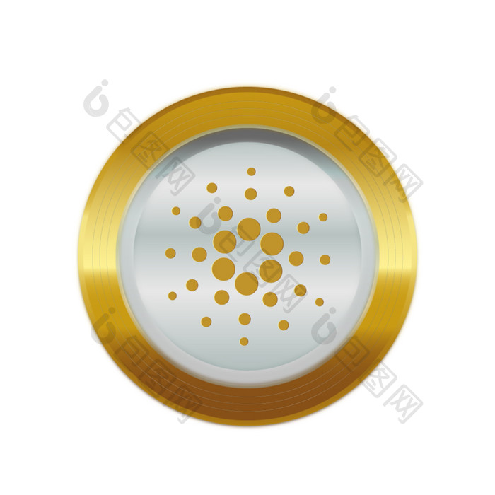 金色金属手机电商金币icon