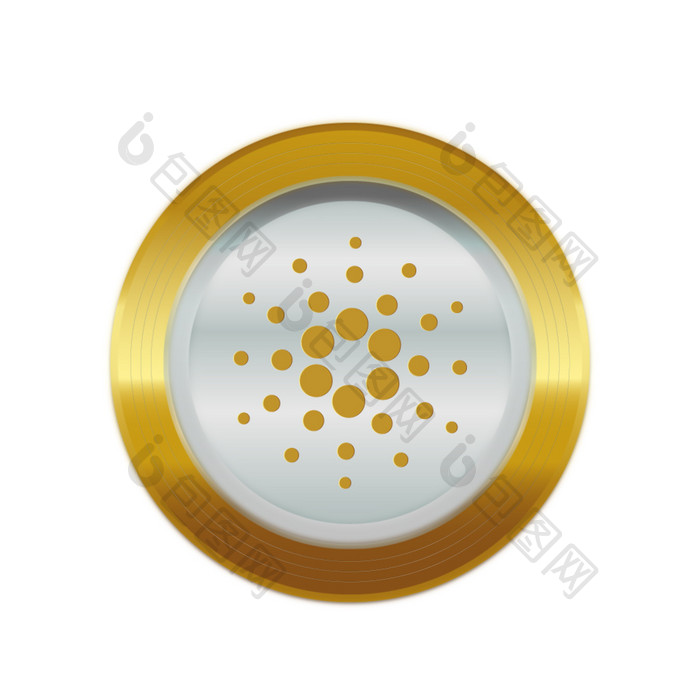 金色金属手机电商金币icon