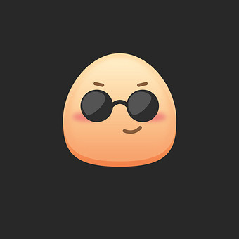 互联网得意表情线性缩放可爱动效icon图片下载