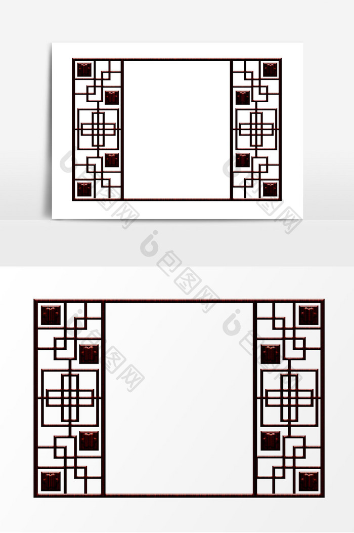 中式复古窗户素材