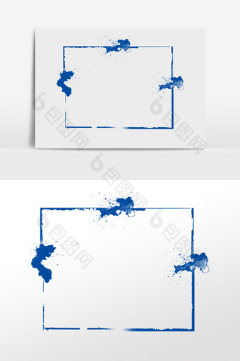 水墨墨迹笔触边框图片