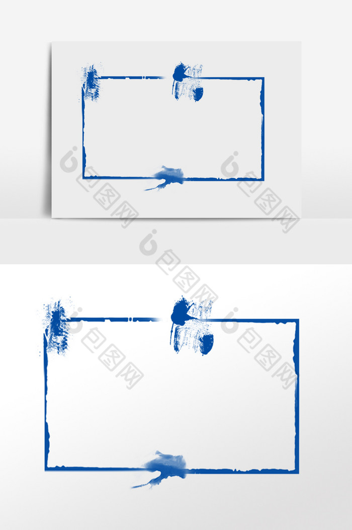 水墨笔迹墨迹边框图片图片