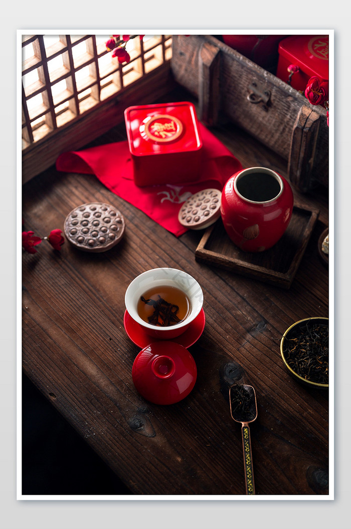 中国风茶具茶摄影图片