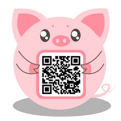 粉色卡通婚礼动态二维码动图gif