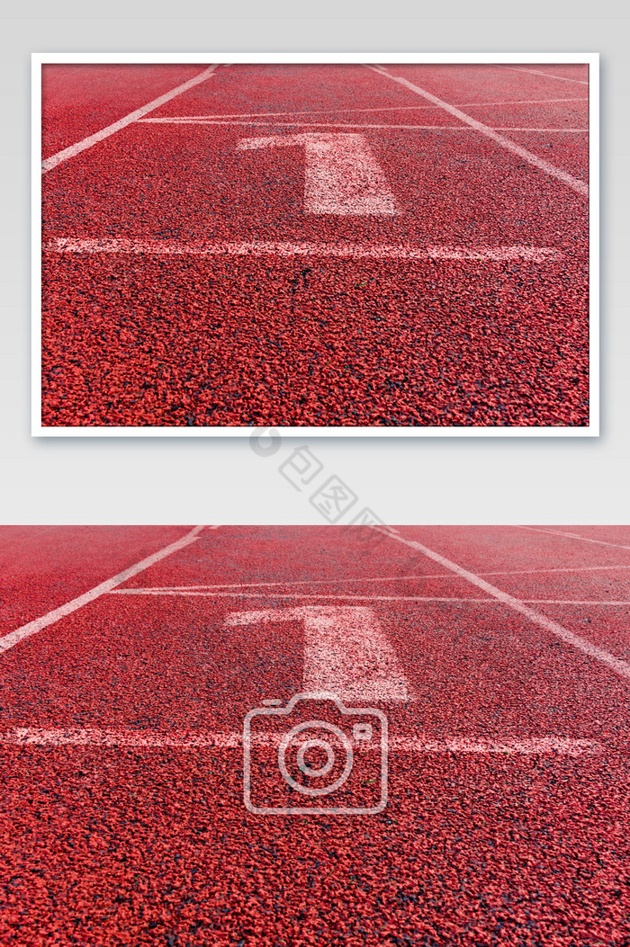 一号红色塑胶跑道图片图片