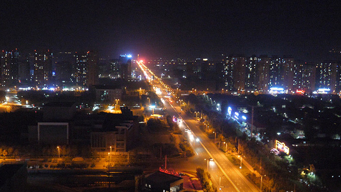VLOG城市夜景实拍素材