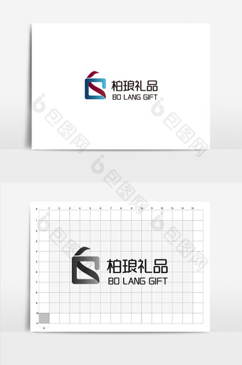 柏琅礼品logo设计图片