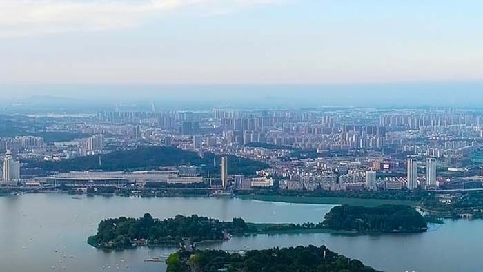 vlog航拍南京5A级风景区玄武湖
