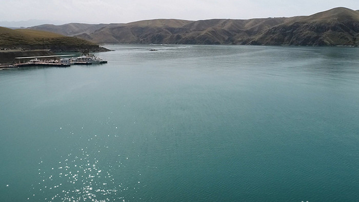 VLOG新疆喀拉峻景区航拍视频素材