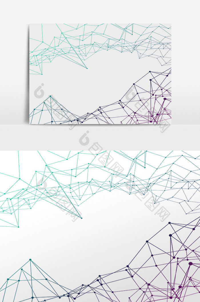 好看的科技線條點線面線條圖片素材免費下載,本次作品主題是廣告設計