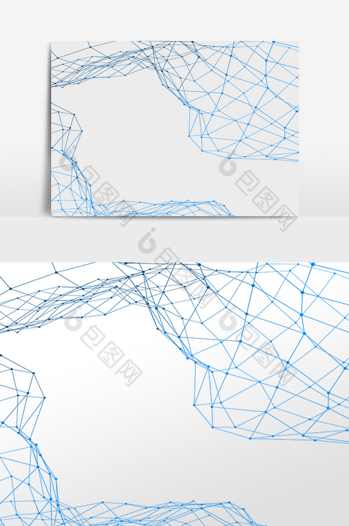 科技线条点线面科技感图片图片