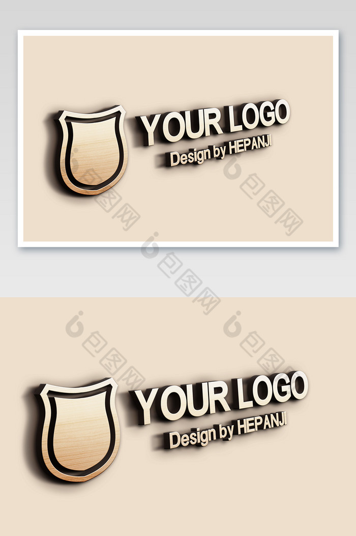 暖色调木纹字木头logo标志图片图片