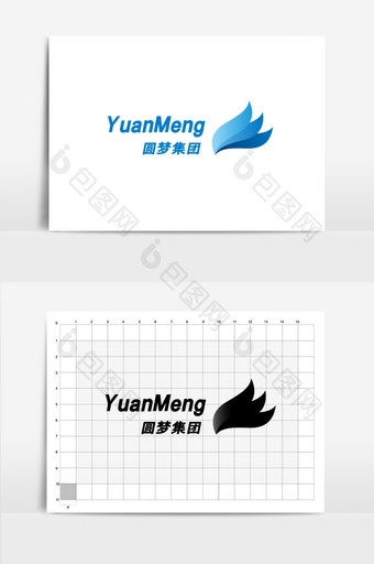 圆梦集团翅膀LOGO图片