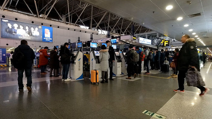 北京国际机场取票处延时