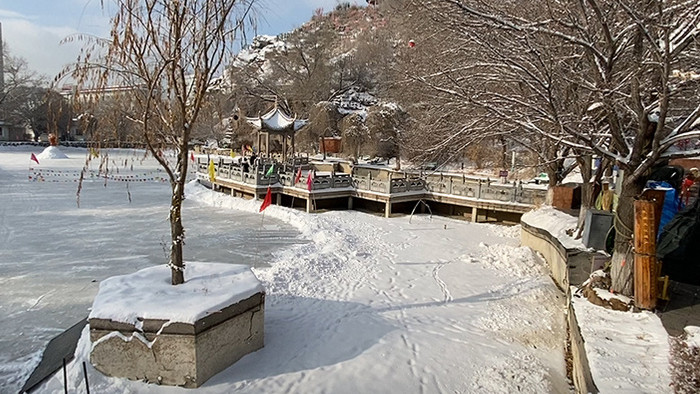 新疆地标红山公园vlog素材实拍视频