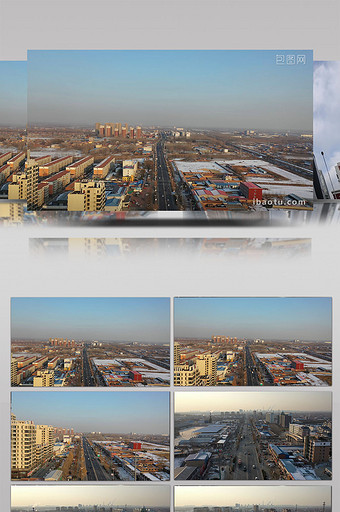 航拍离北京副中心最近的大厂图片