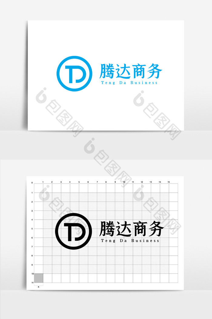 腾达商务LOGO