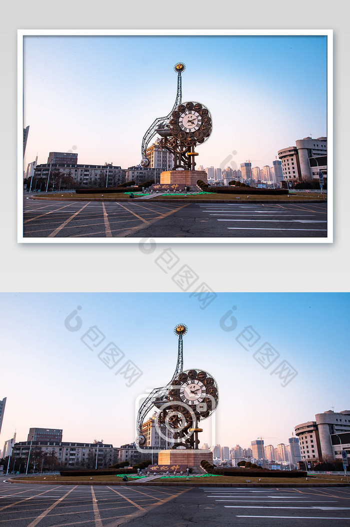 清新城市建筑天津摄影图图片图片