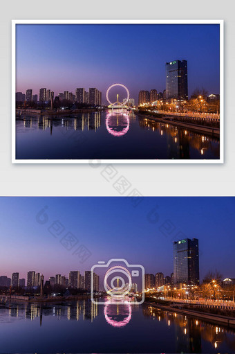 大气天津城市风景摄影图图片