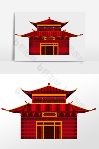 中式大门中式建筑图片