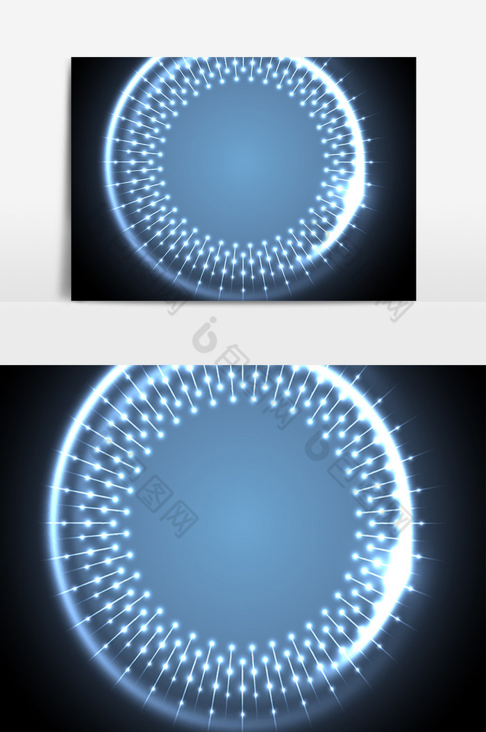 光芒四射光圈圆圈图片图片