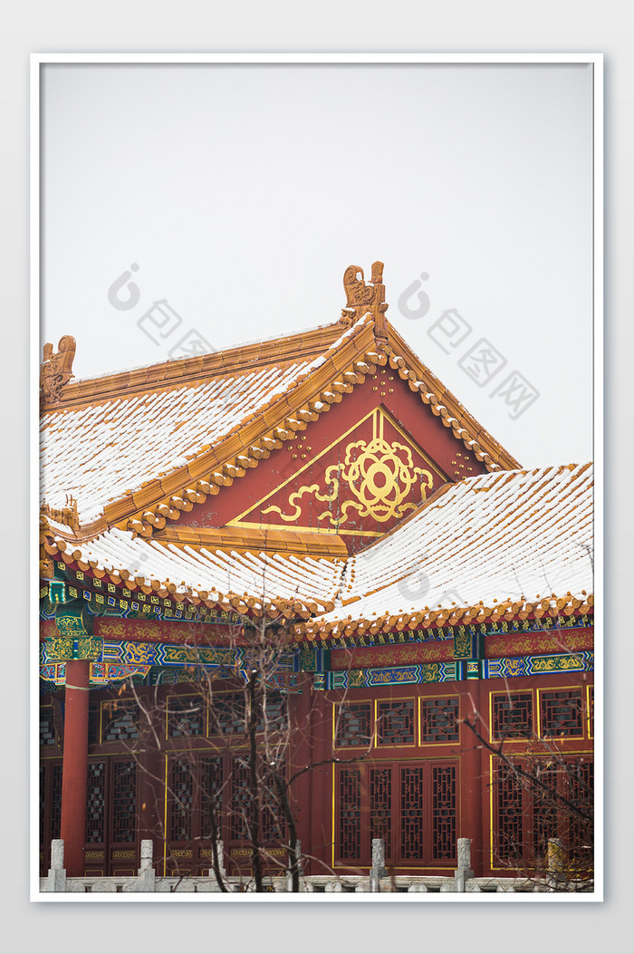 大气京城特色宫殿建筑摄影图片图片