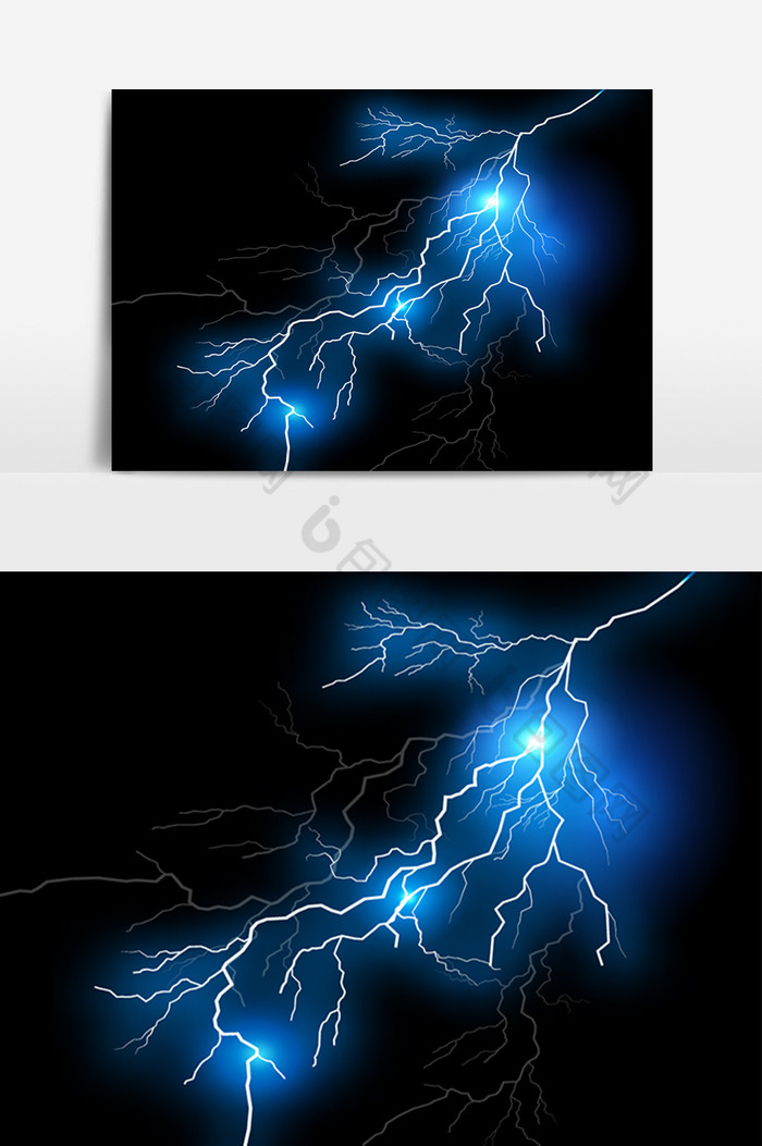 闪电光束光点光效图片图片