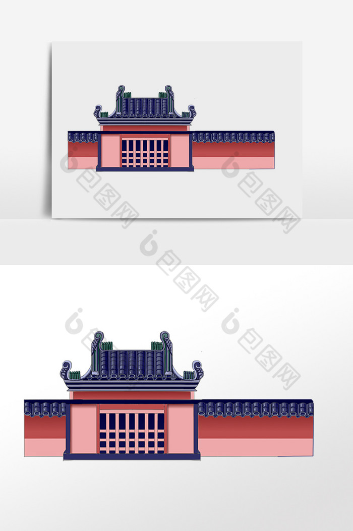 古建筑屋檐门楼房屋图片图片