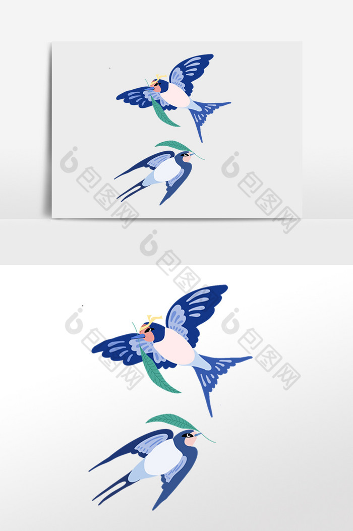 春季燕子插画图片图片