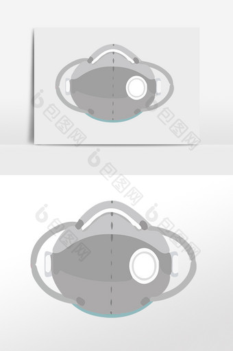 抗击新冠病毒传染防护口罩图片