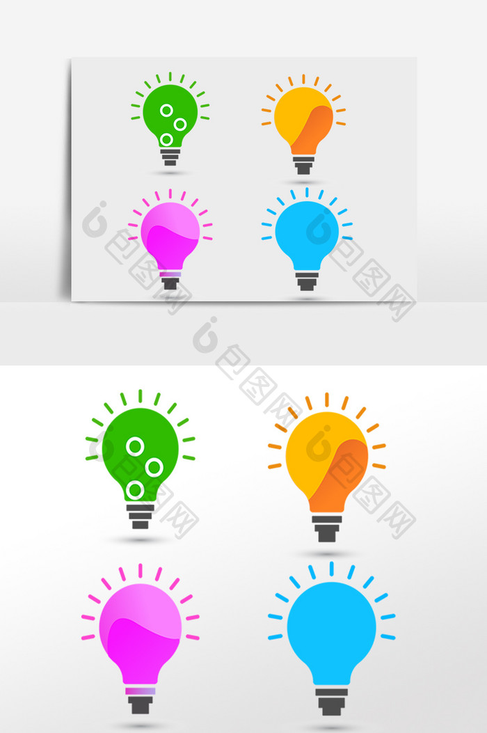 创意节能环保彩色灯泡