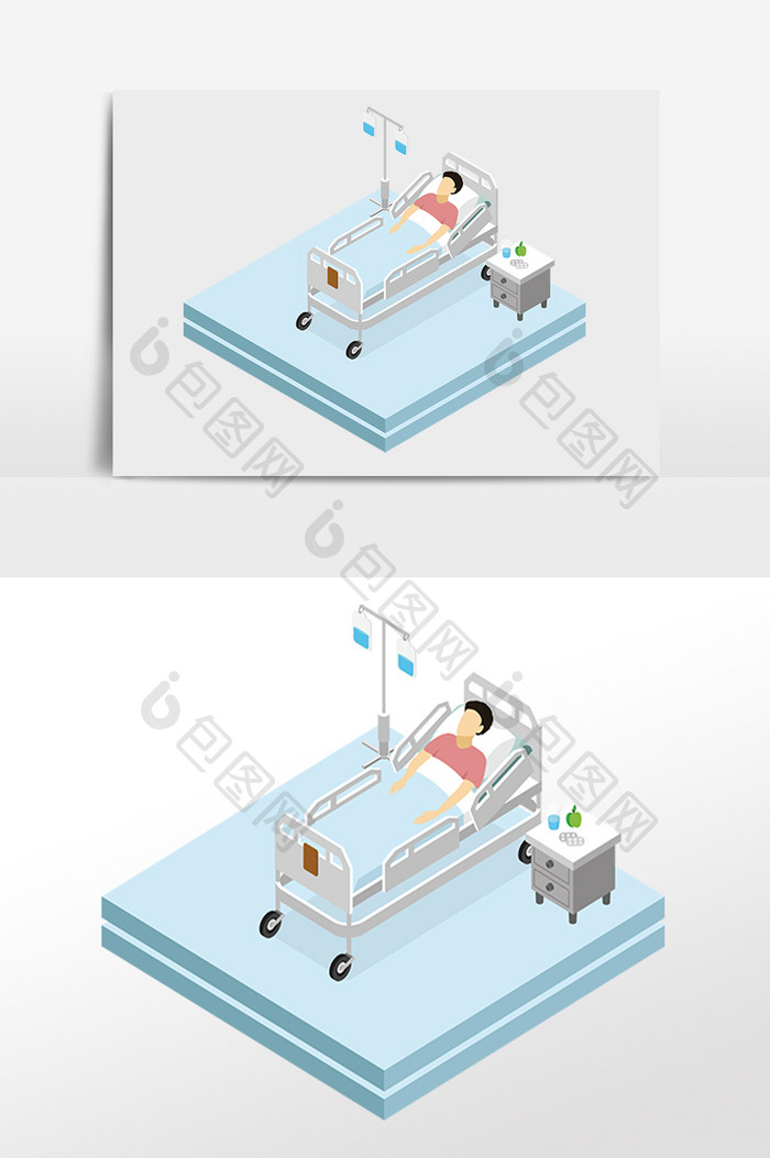 2.5D医疗卫生病人