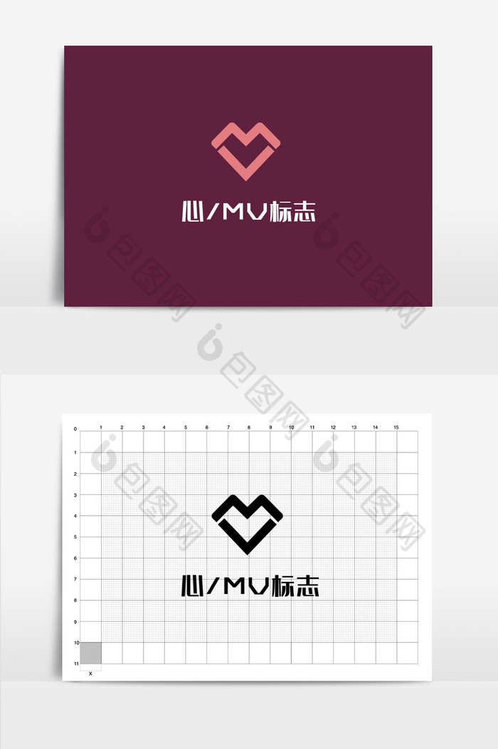 心M亲子LOGO