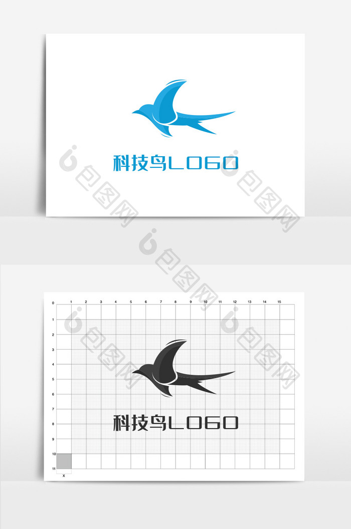 科技网络鸟LOGO