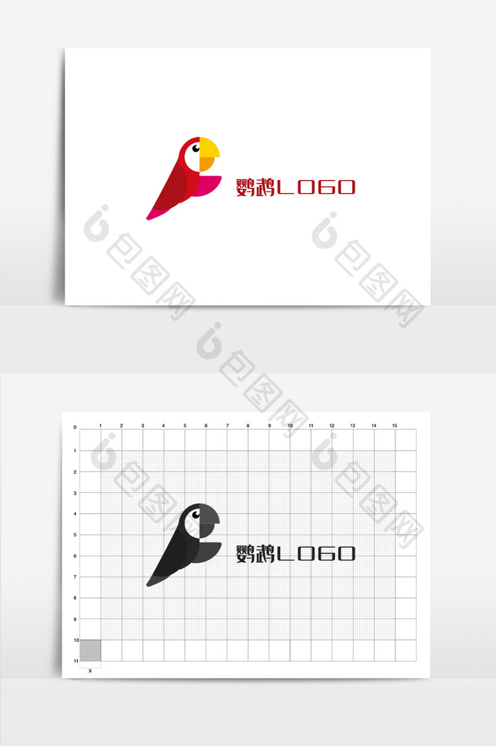 鹦鹉 互联网科技LOGO