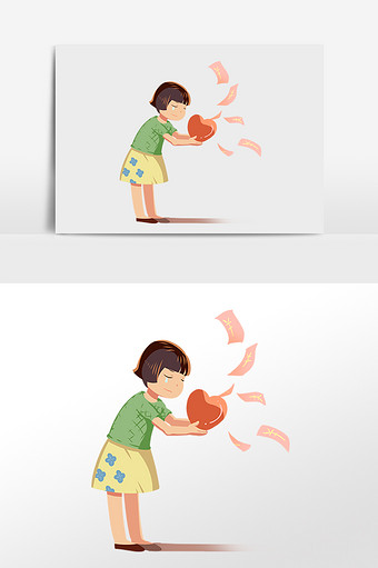 矢量人物元素图片本素材所属分类为广告设计 ,主要用途为手绘卡通