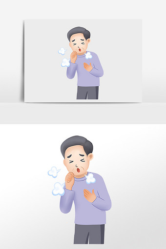 咳嗽图片
