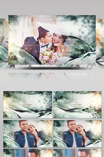 奢华优雅高级情人节婚礼相册AE模板图片