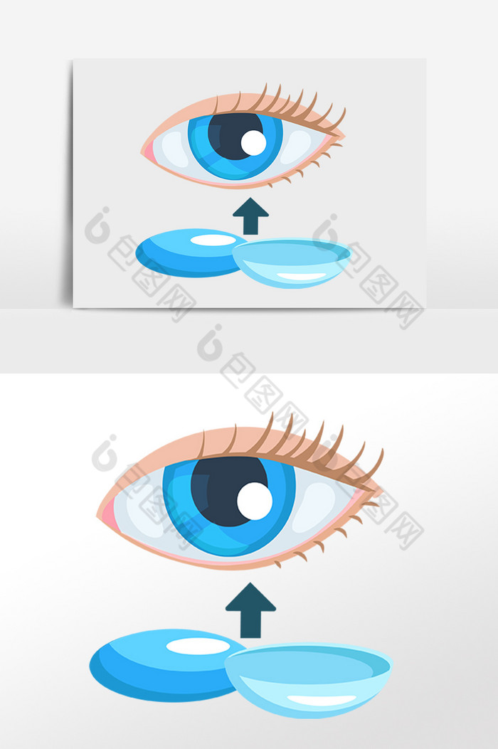 隐形眼镜美瞳近视图片图片