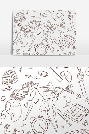 线描学生图片-线描学生素材免费下载-包图网