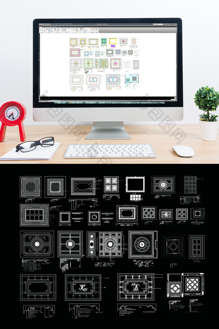 天花吊顶CAD综合图纸