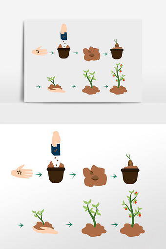 植树节栽树种植种花