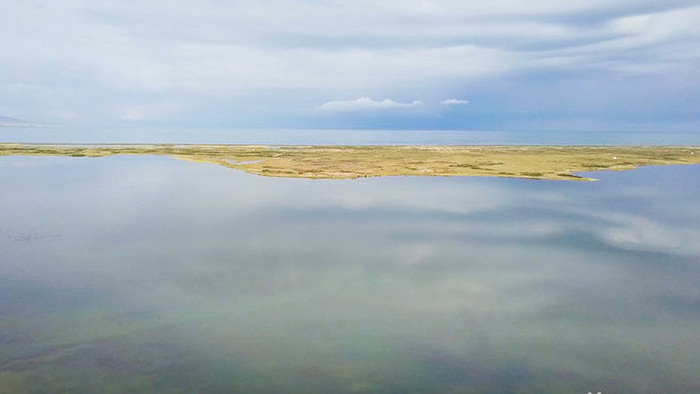 4K大气超高清青海湖航拍旅游实拍视频