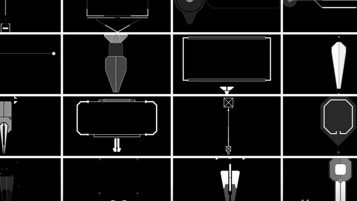 103个HUD高科技全息元素动画视频素材