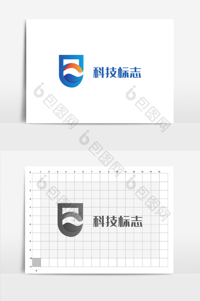 科技现代文化简约logo