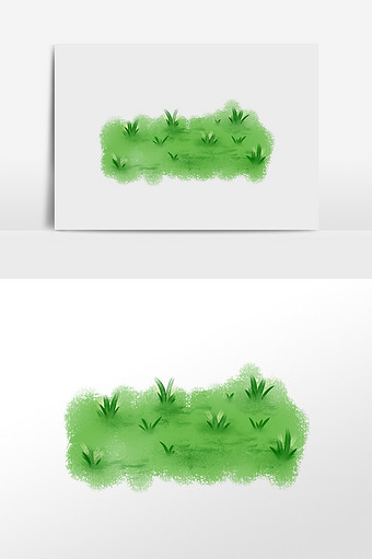草地简笔画