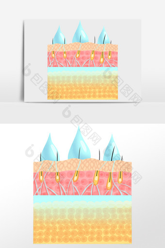 皮肤美容生物吸收补水图片